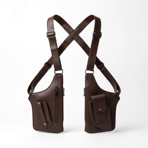 Vantyx™ – Sac Harnais Design en Cuir Résistant & Élégant.