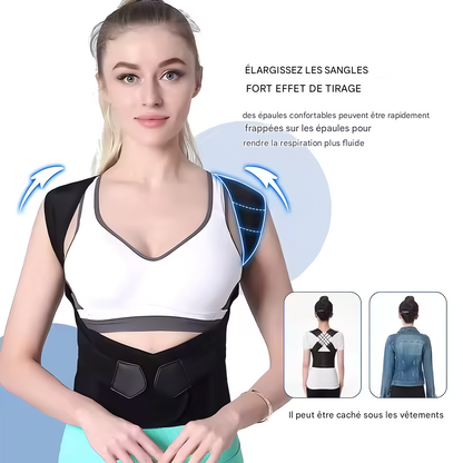 PosturaFit Pro™-Correcteur de posture , Soulagement instantané du dos