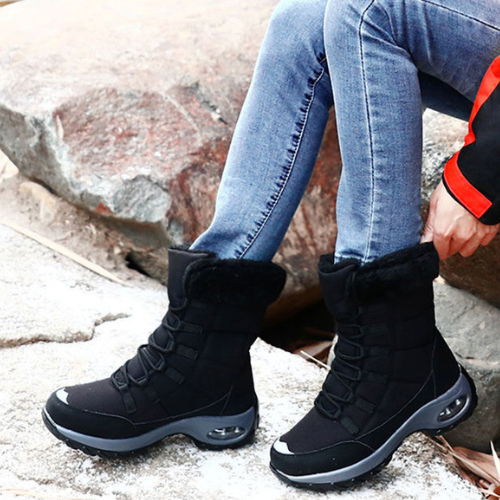 SnowLuxe™ – Bottes d’Hiver Chaudes & Imperméables