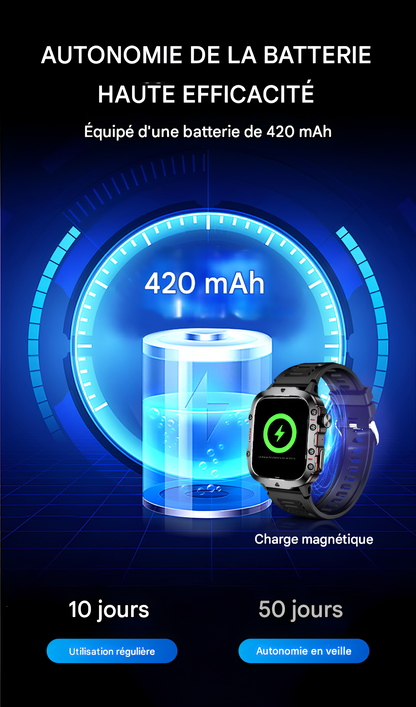 Montre Intelligente Ultime pour Aventure : Votre Compagnon Idéal pour le Sport et l'Extérieur