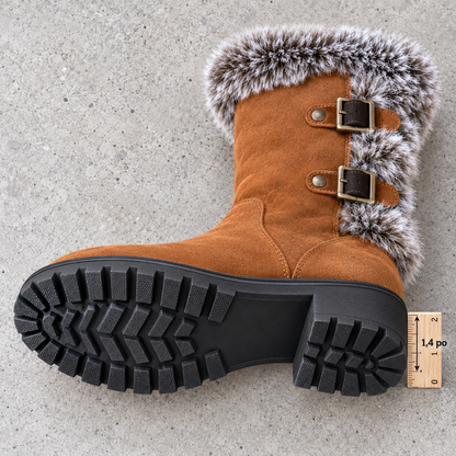 Bottes de neige pour femmes doublées