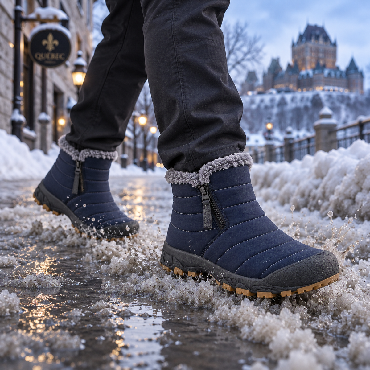 FrostGuard™ - Bottes d'Hiver Pour homme Imperméables et Ultra-Chaudes