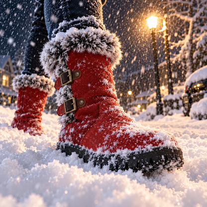Bottes de neige pour femmes doublées