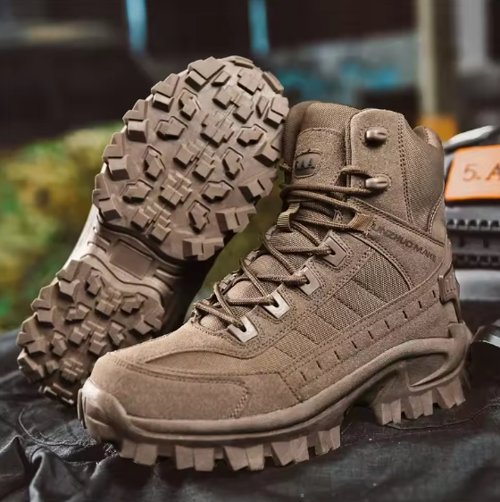 🥾 Bottes tactiques désert pour hommes – Stabilité, confort et style au quotidien