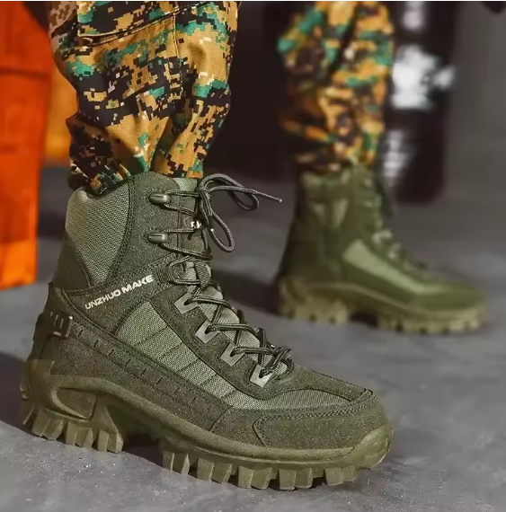 🥾 Bottes tactiques désert pour hommes – Stabilité, confort et style au quotidien