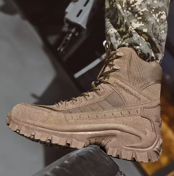 🥾 Bottes tactiques désert pour hommes – Stabilité, confort et style au quotidien