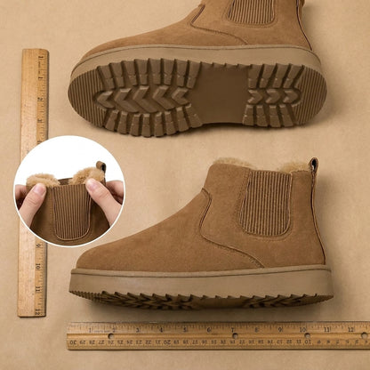 Nordessa | Bottines Chelsea Doublées en Sherpa | Semelle Épaisse