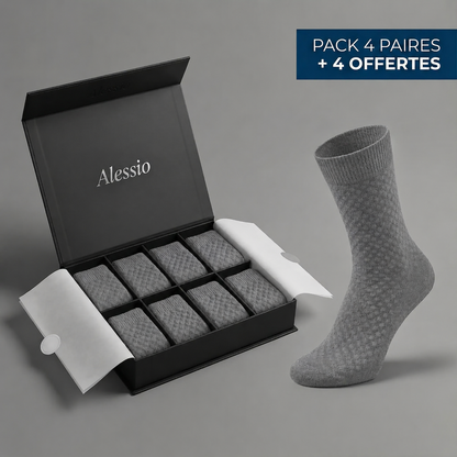 ALESSIO -chaussettes mi-hautes en bambou premium