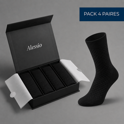 ALESSIO -chaussettes mi-hautes en bambou premium