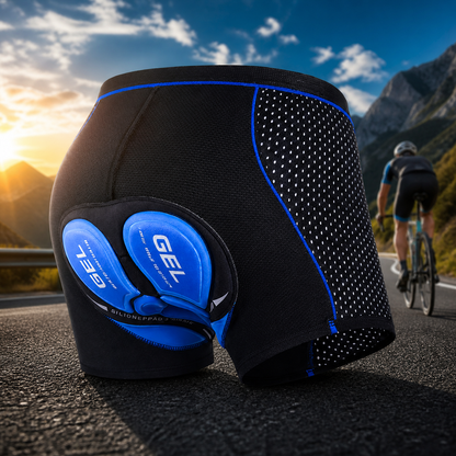 RouteFlex™ – Boxer de Cyclisme Gel 5D Ultra-Confort