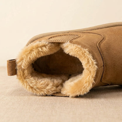Nordessa | Bottines Chelsea Doublées en Sherpa | Semelle Épaisse