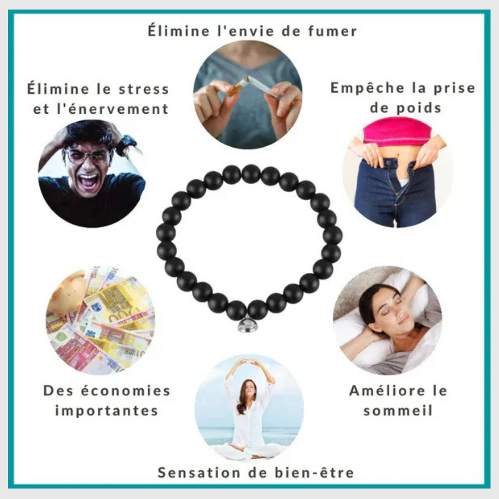 Nicoflex™ - Bracelet Magnétique Anti-Tabac