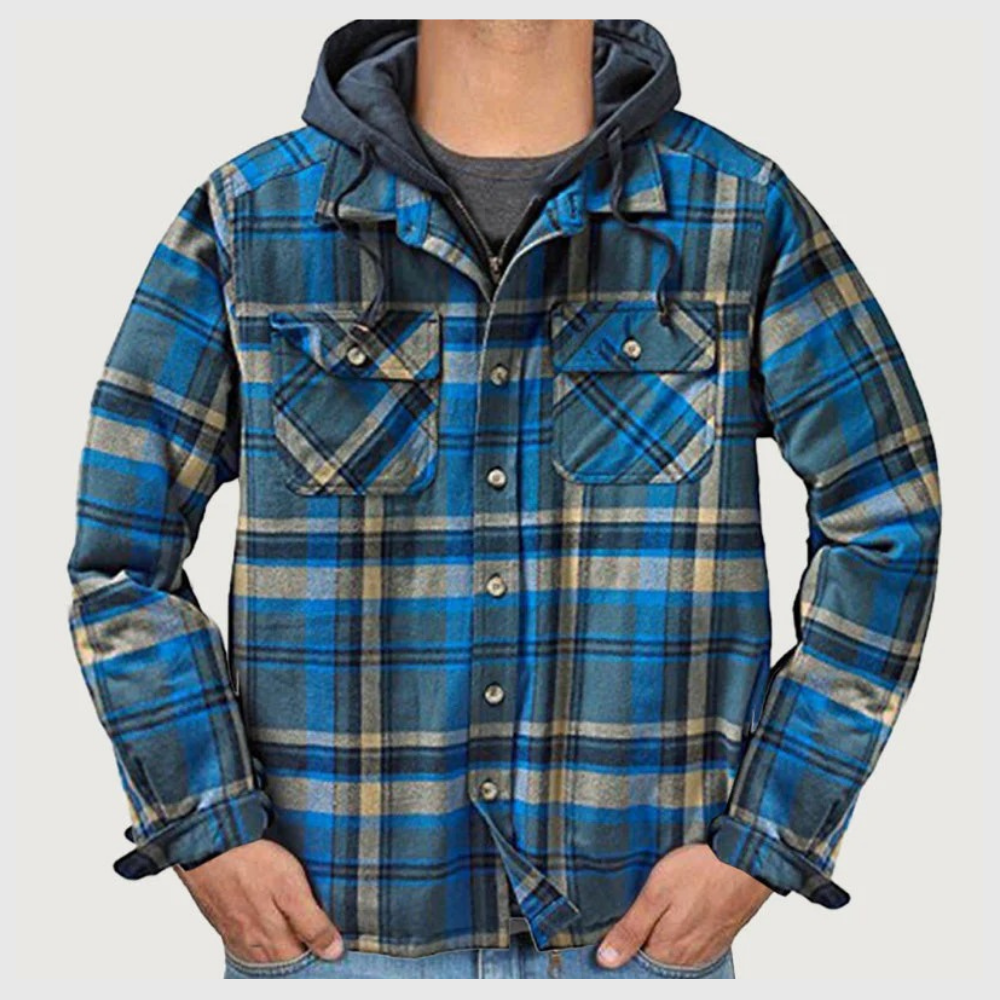 ArctikStyle™ – Chemise-Jacket à Carreaux Doublée