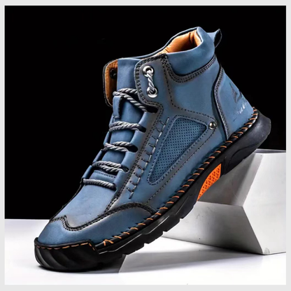 Bottes Homme à Semelle Plate Cousues Main