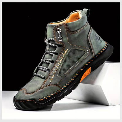 Bottes Homme à Semelle Plate Cousues Main