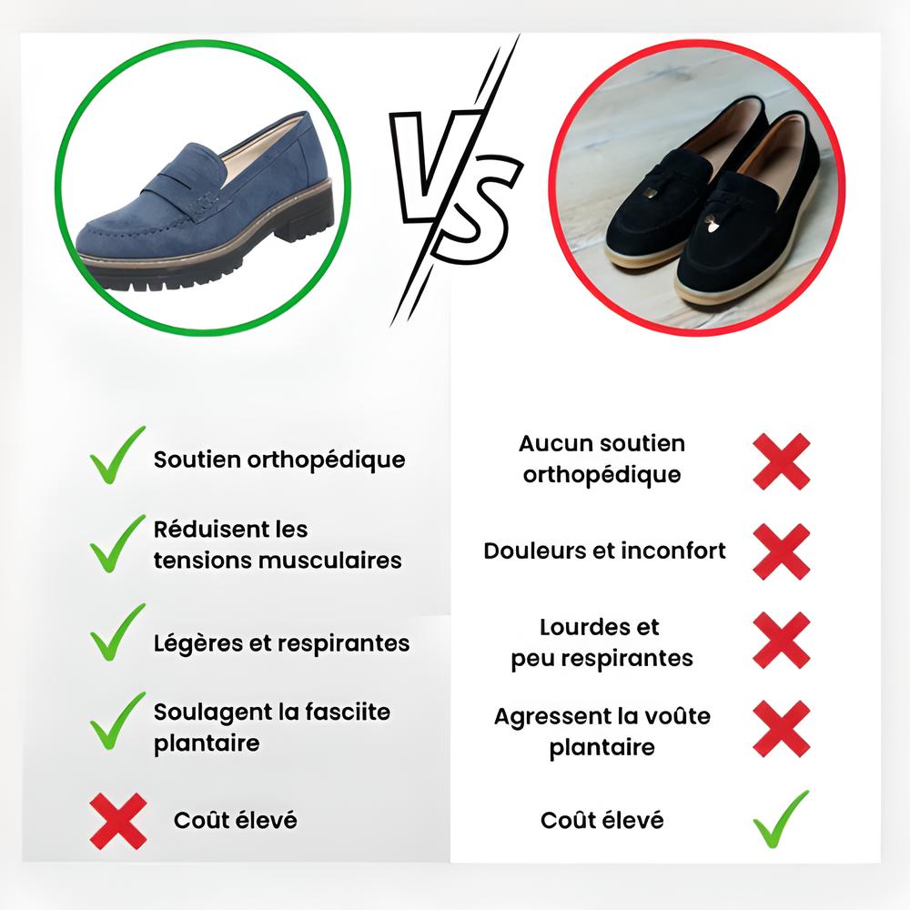 Livia™ - Mocassins chics à confort orthopédique pour femme