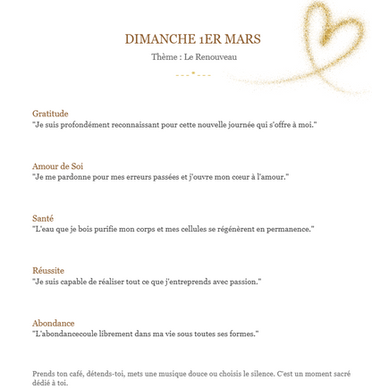 31 Jours d'Affirmations Positives