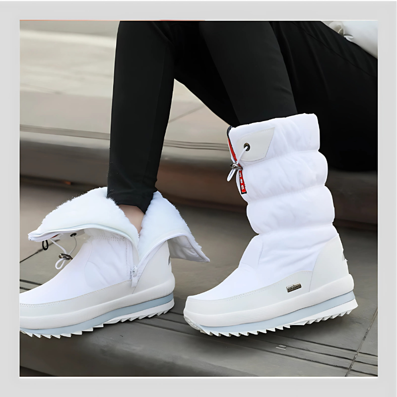 Bottes de Neige Premium FurLux™ – Élégance et Protection Imperméable en Fourrure