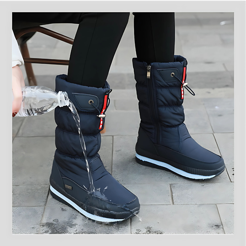 Bottes de Neige Premium FurLux™ – Élégance et Protection Imperméable en Fourrure