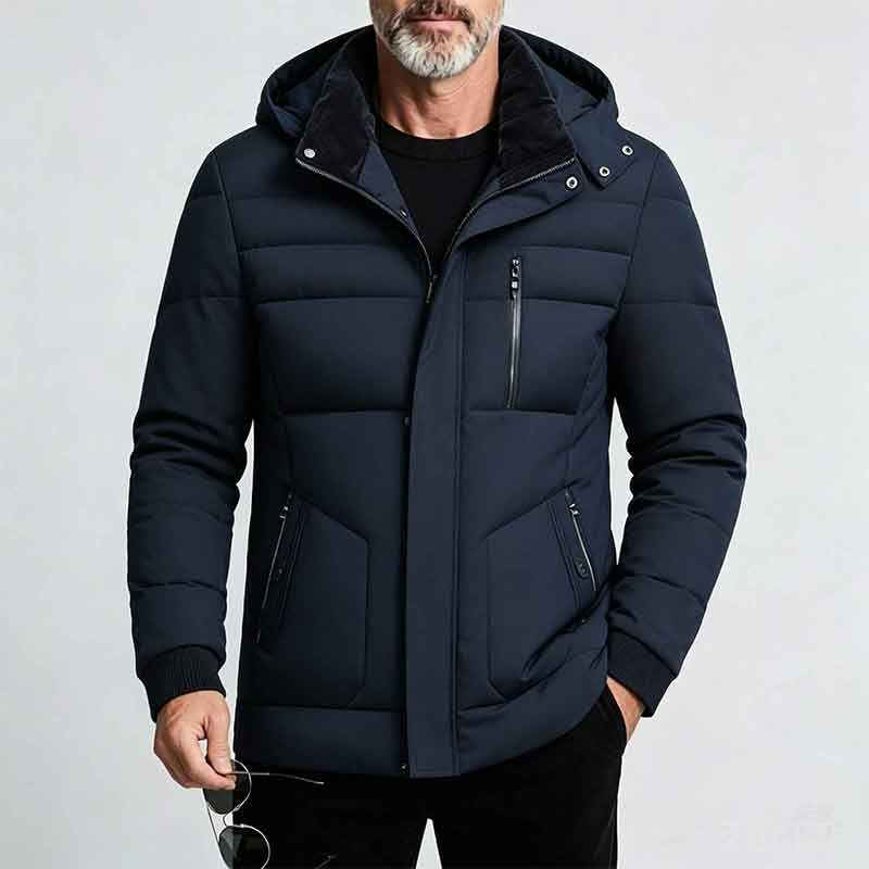 Borévo™ | Manteau d’hiver mi-long pour homme – Chaud et confortable