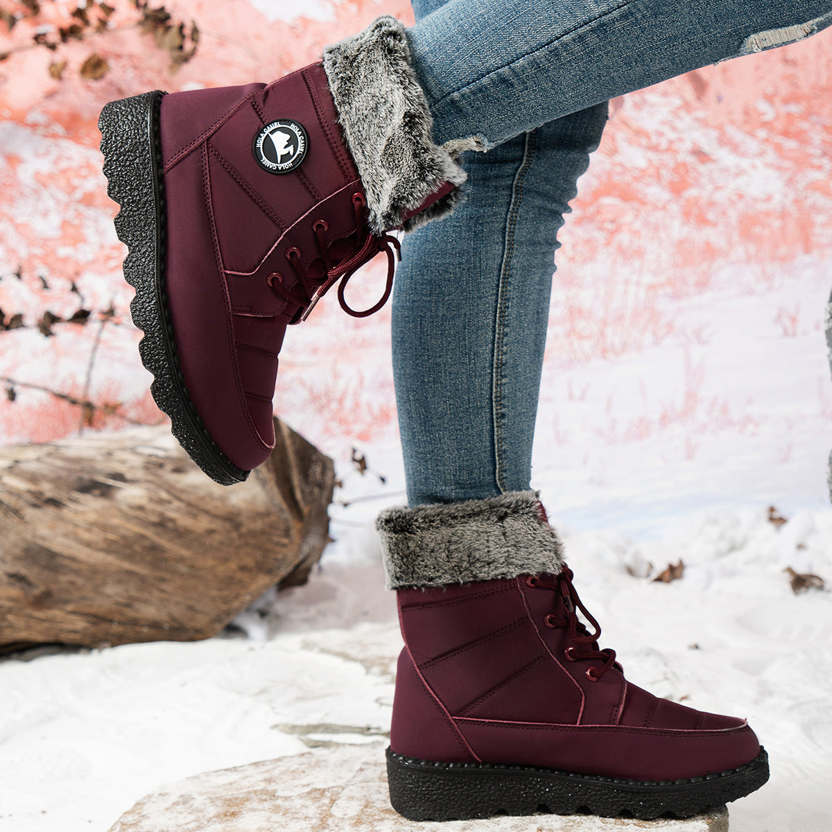 Frostia – Bottes de neige femme élégantes et antidérapantes