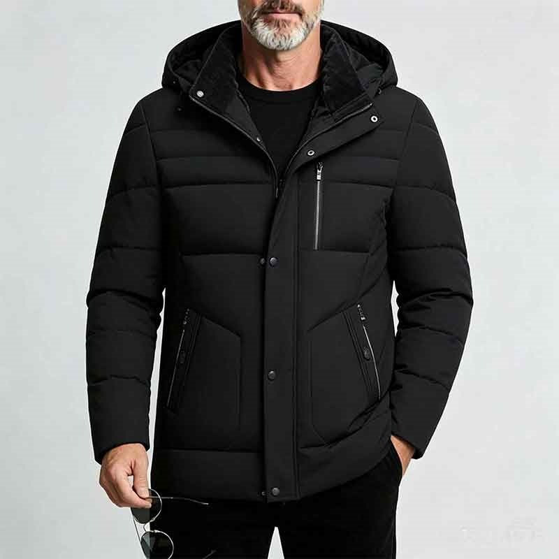 Borévo™ | Manteau d’hiver mi-long pour homme – Chaud et confortable