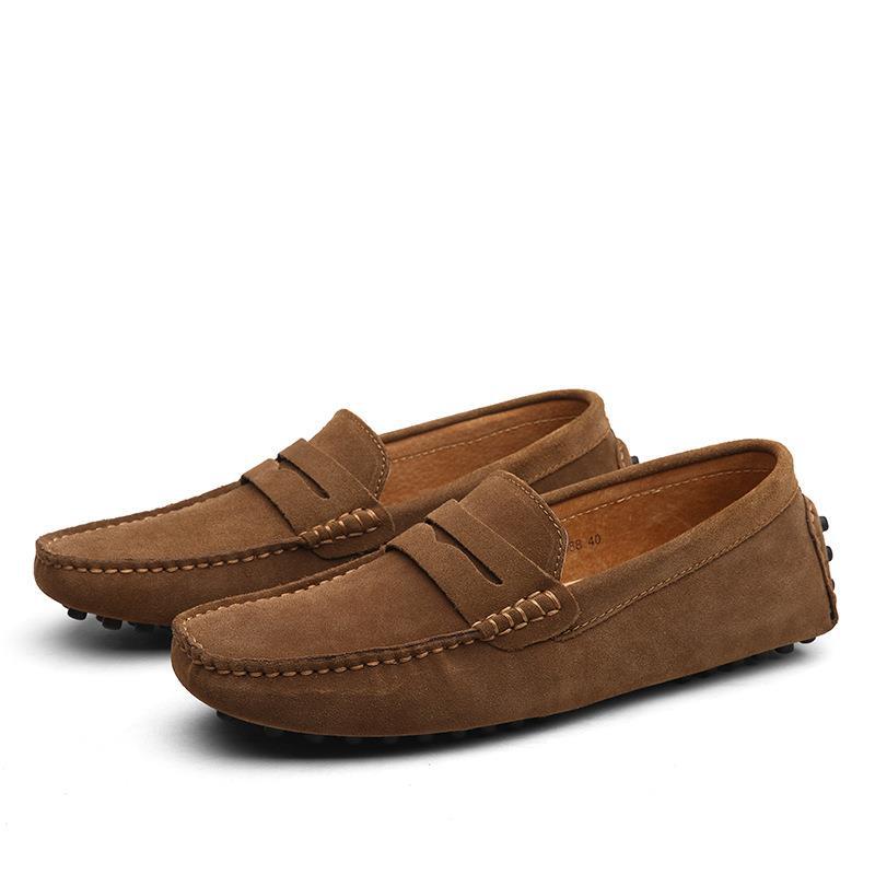 NORWALK™ Montcalm – Mocassins orthopédiques en suède pour homme
