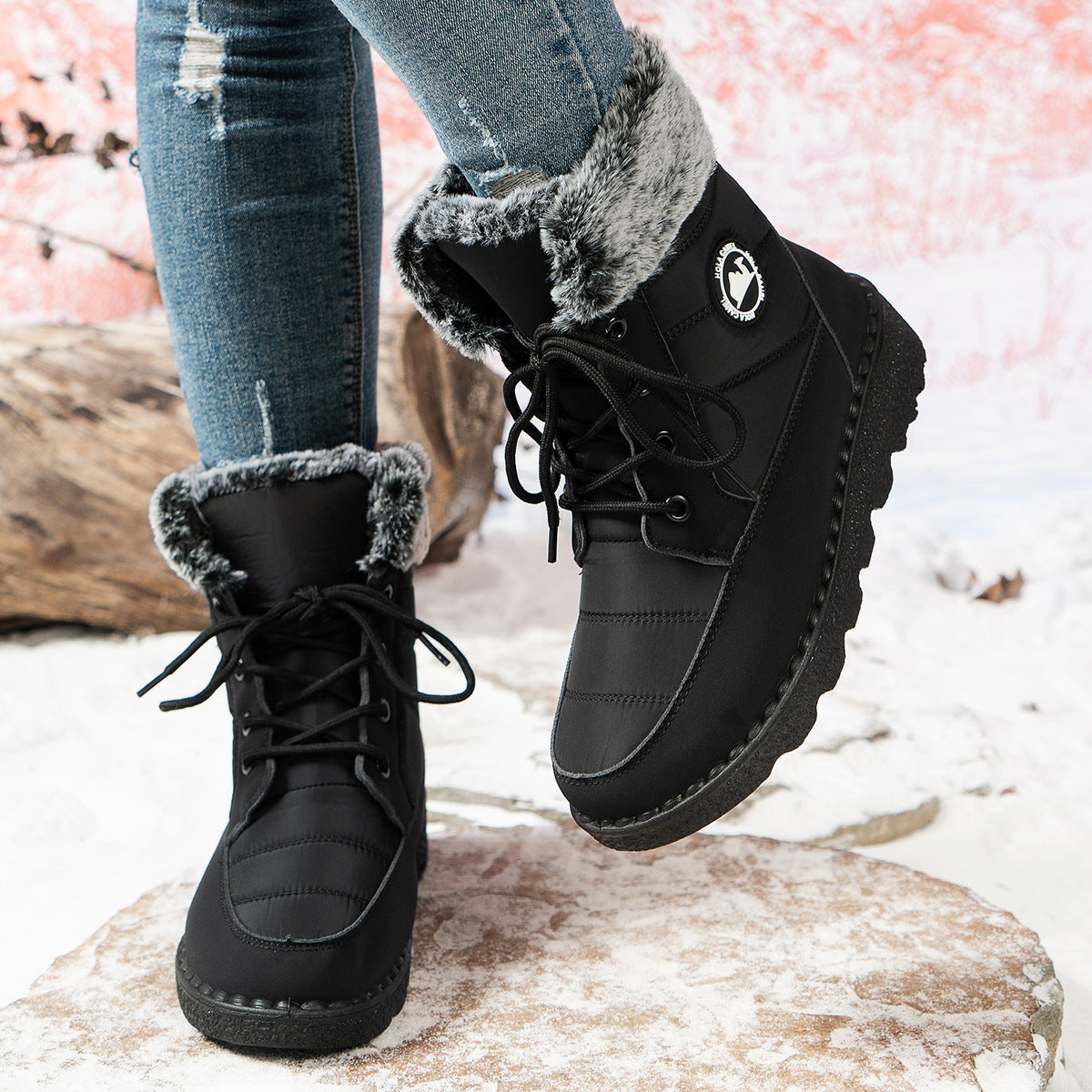 Frostia – Bottes de neige femme élégantes et antidérapantes
