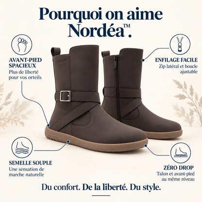 Nordéa™ | Bottes barefoot d'automne et d'hiver
