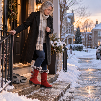 Bottes de neige pour femmes doublées