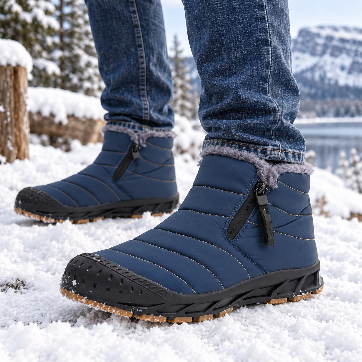 FrostGuard™ - Bottes d'Hiver Pour homme Imperméables et Ultra-Chaudes