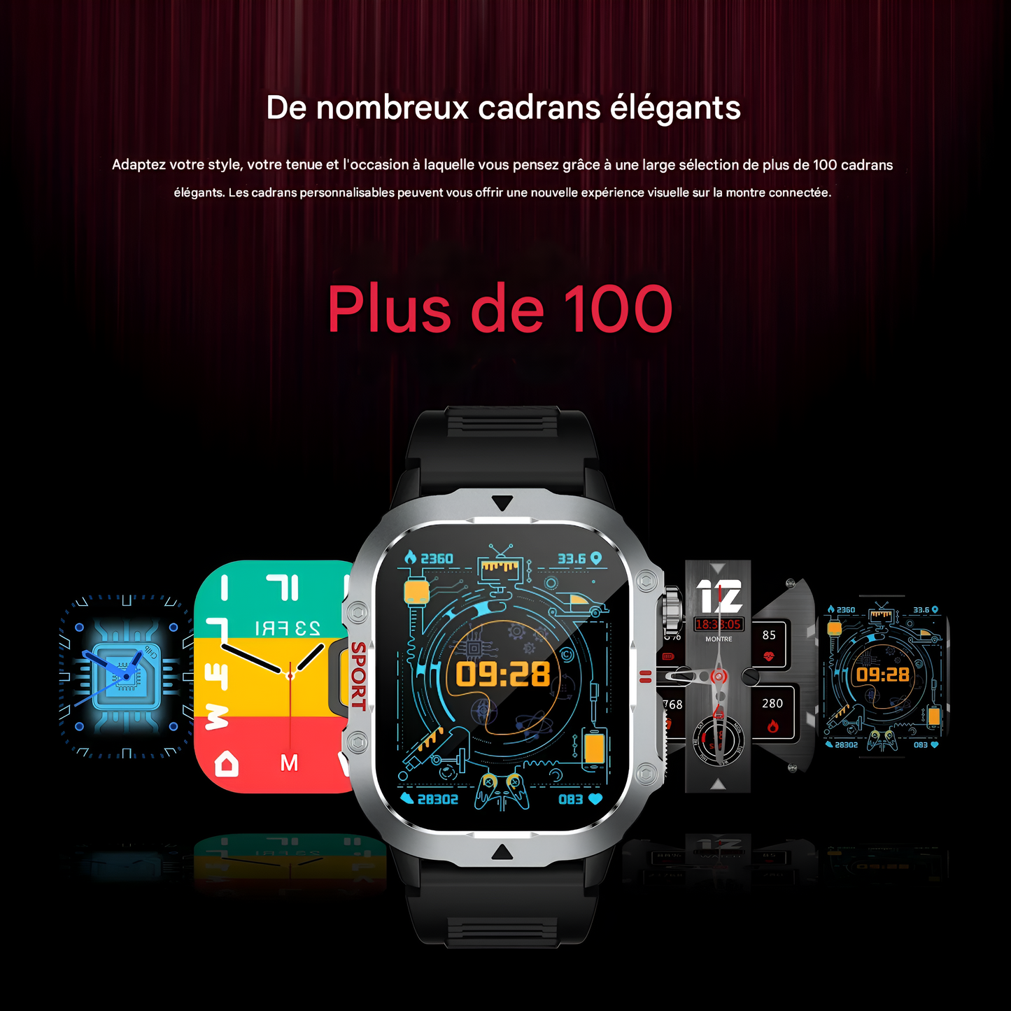 Montre Intelligente Ultime pour Aventure : Votre Compagnon Idéal pour le Sport et l'Extérieur
