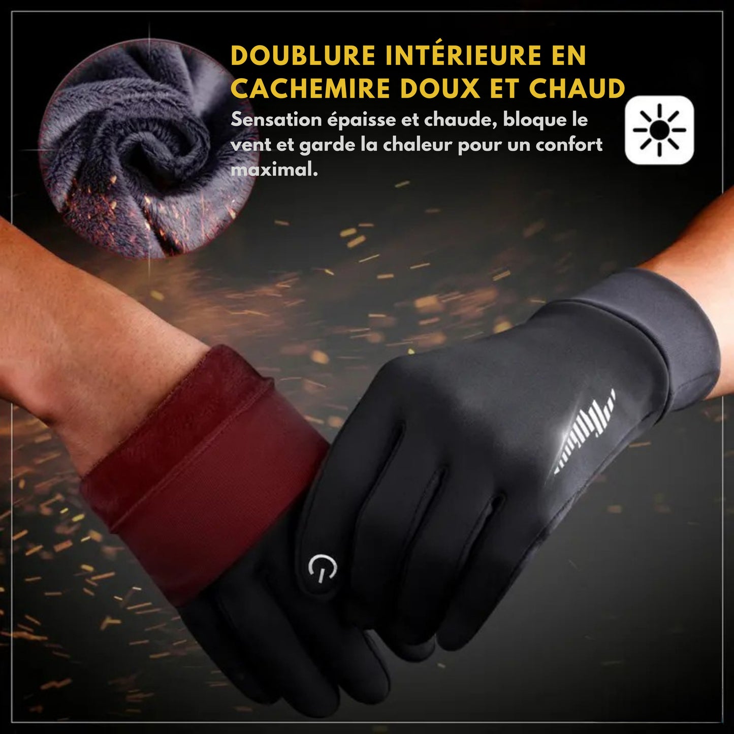 Winterix™ – Gants Chauds Tactiles Résistants au Froid