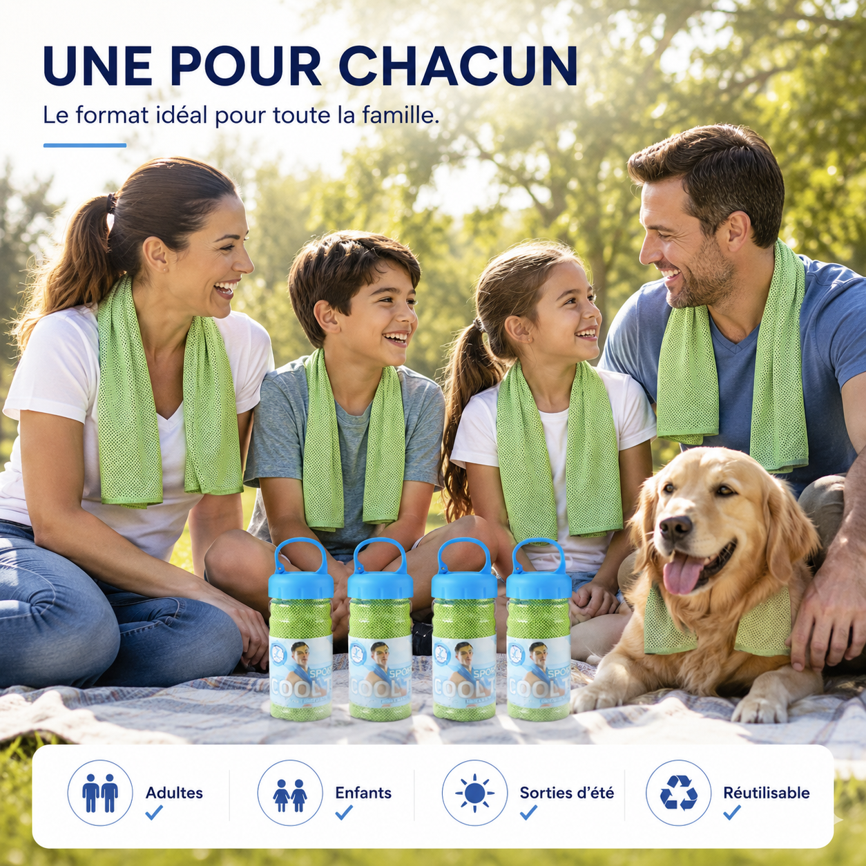 NuitProtect™ — Serviette Rafraîchissante Nomade