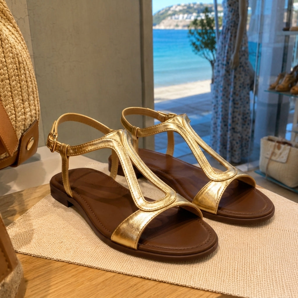 Solène — Sandales d'été Tressées Confort