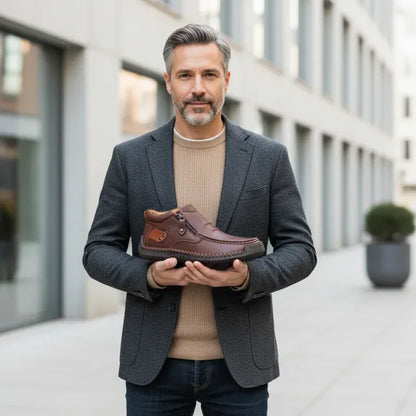 BARTON™ — Souliers en cuir artisanaux, confort premium pour chaque journée