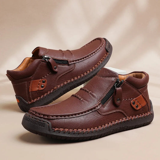 BARTON™ — Souliers en cuir artisanaux, confort premium pour chaque journée