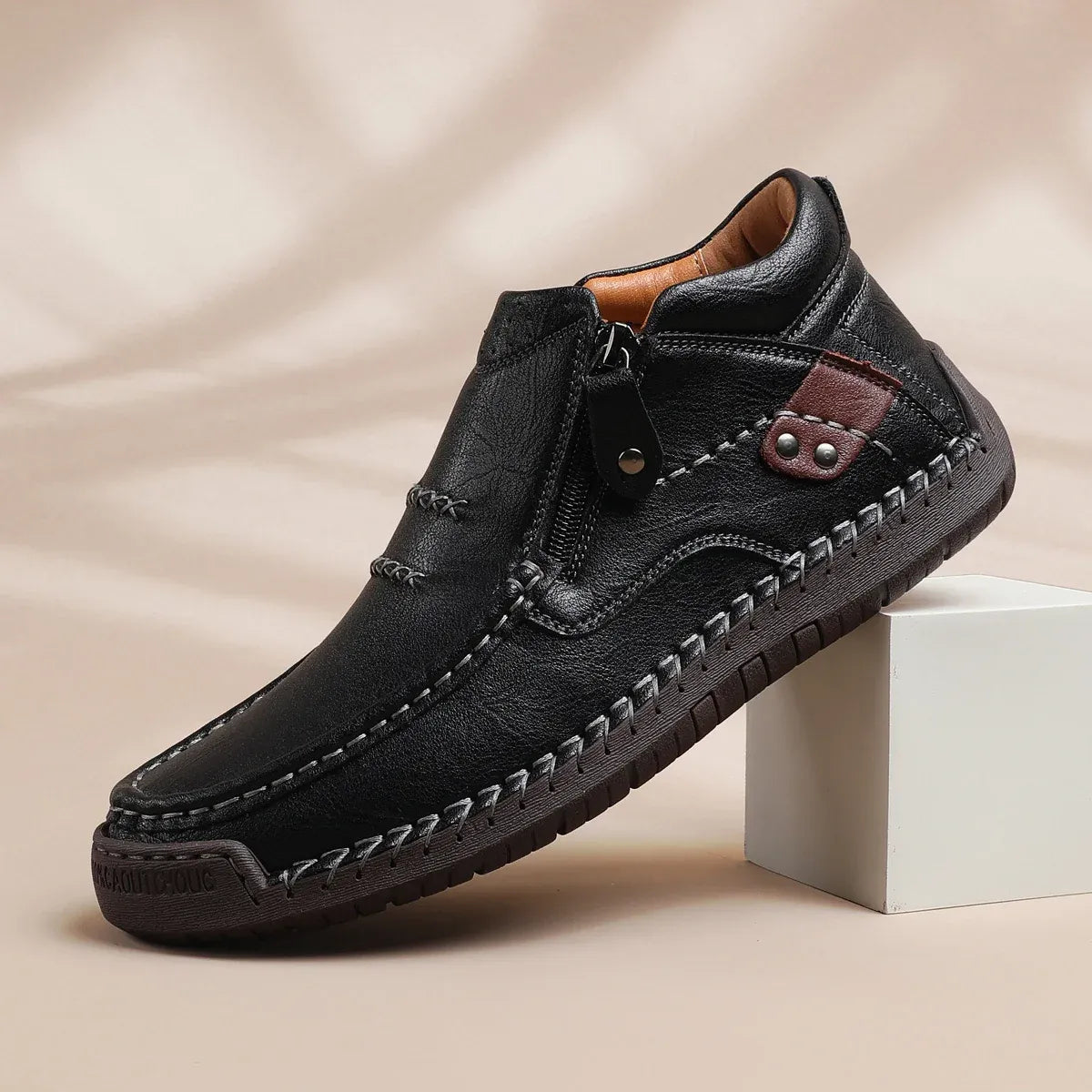BARTON™ — Souliers en cuir artisanaux, confort premium pour chaque journée