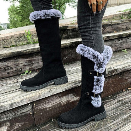 Bottes de neige pour femmes doublées