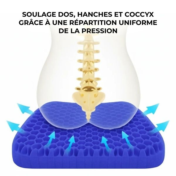 Siqo™ – Coussin de Confort Respirant
