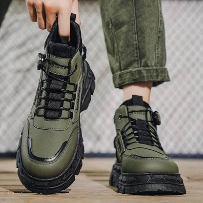 HéritageUrbain™ – Bottes Chunky Style Rétro pour Hommes