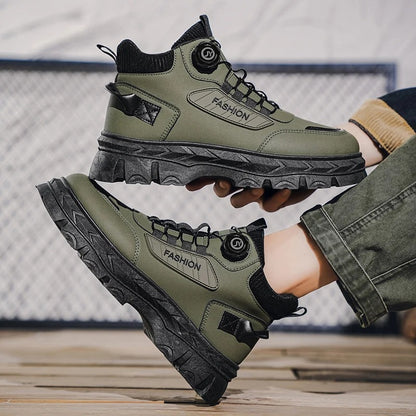 HéritageUrbain™ – Bottes Chunky Style Rétro pour Hommes