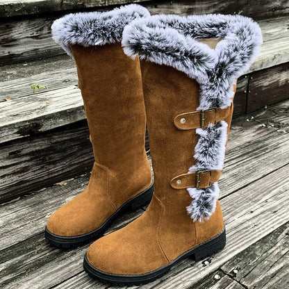 Bottes de neige pour femmes doublées