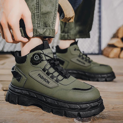 HéritageUrbain™ – Bottes Chunky Style Rétro pour Hommes