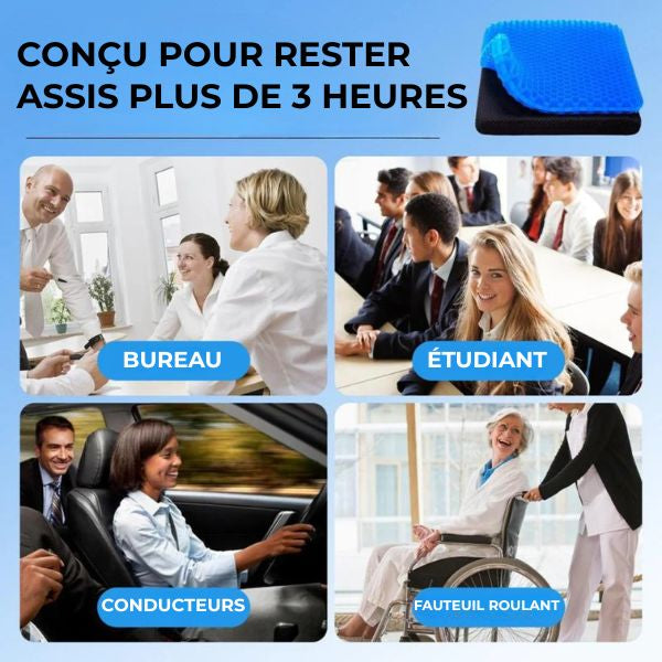 Siqo™ – Coussin de Confort Respirant