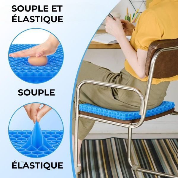 Siqo™ – Coussin de Confort Respirant