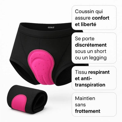 Culotte Femme Gel 5D Ozalo™ GSX – Dites adieu aux douleurs de selle