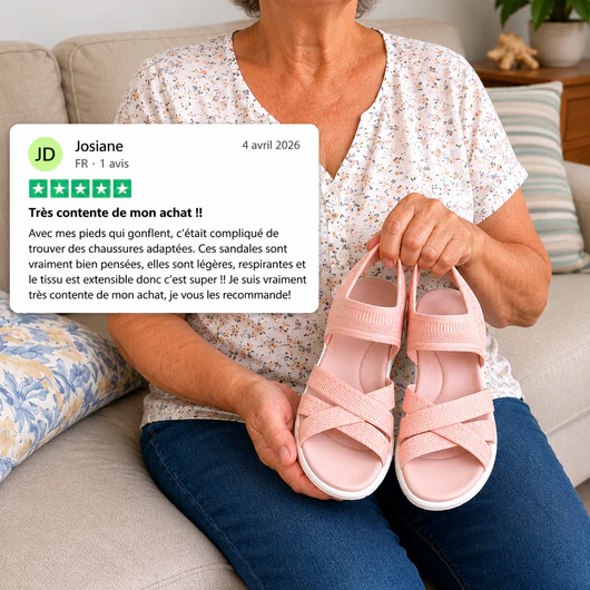 ErgoLina™ - Sandales à confort orthopédique pour femme