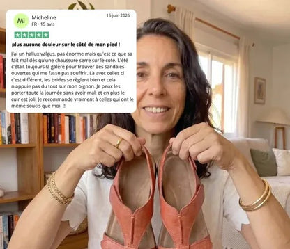 Lyria™ — Sandales ouvertes souples et confortables
