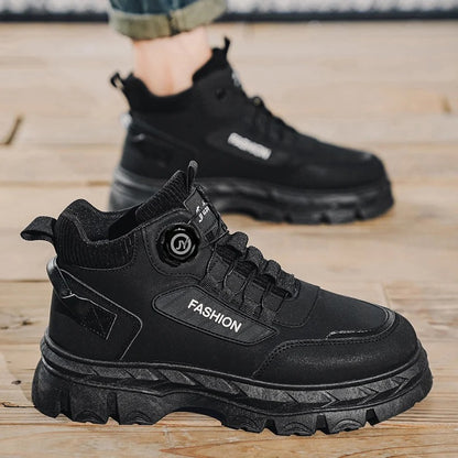 HéritageUrbain™ – Bottes Chunky Style Rétro pour Hommes